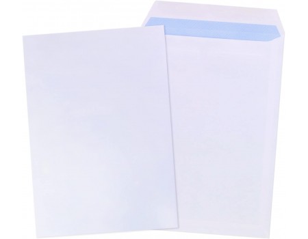 Конверты Kuvert Ukraine C4 SKL внутренняя печать Белые 250 шт (4041)