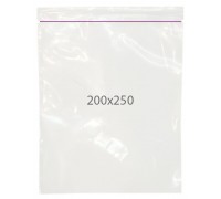 Пакет с замком zip (200х250) 100 шт
