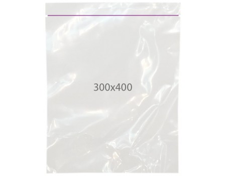 Пакет с замком zip (300х400) 100 шт
