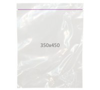 Пакет с замком zip (350х450) 100 шт