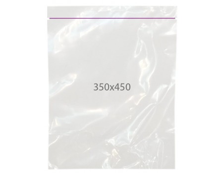 Пакет с замком zip (350х450) 100 шт