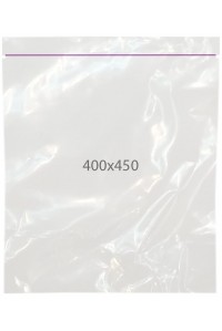 Пакет с замком zip (400х450) 100 шт