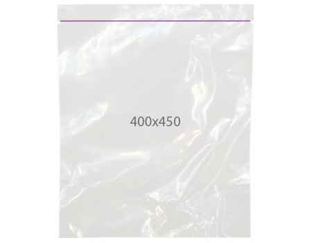 Пакет с замком zip (400х450) 100 шт