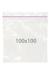 Пакет с замком zip (100х100) 100 шт