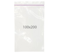 Пакет с замком zip (100х200) 100 шт