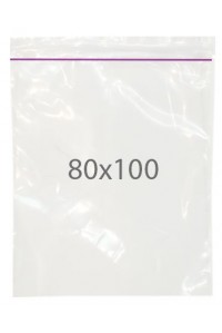 Пакет с замком zip (80х100) 100 шт